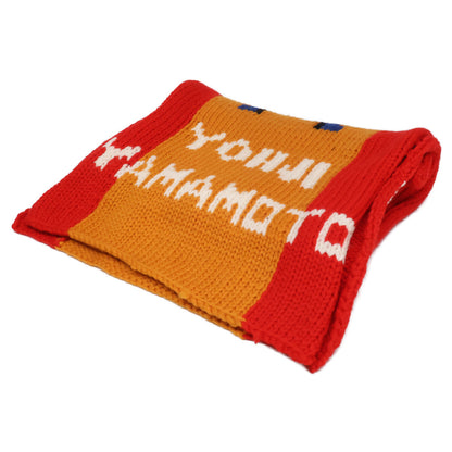 Yohji Yamamoto POUR HOMME ヨウジヤマモトプールオム ｘウルトラマン 04AW HJ-L09-986 ウルトラマン柄 ウール マフラー
