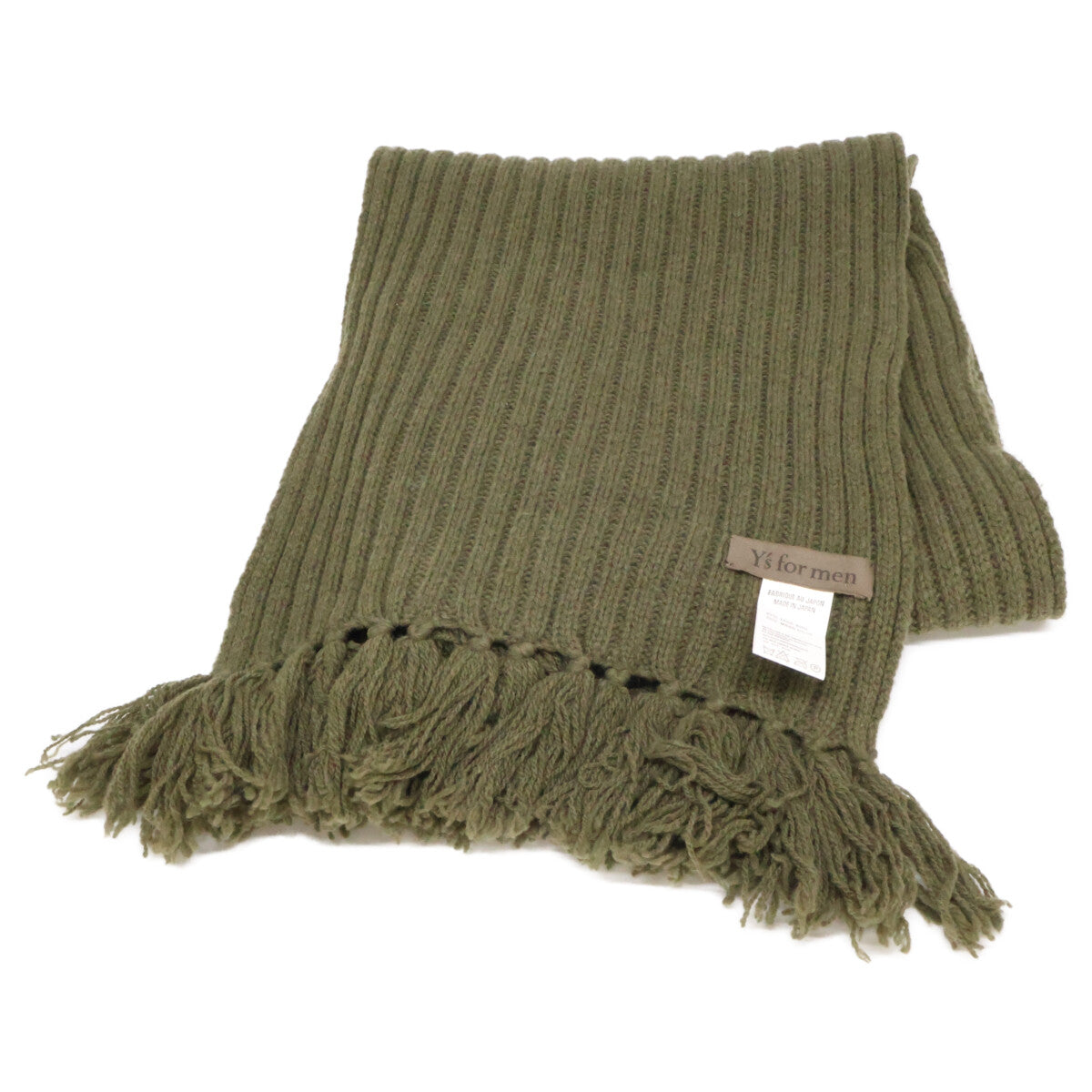 Y's for men ワイズフォーメン 18SS MW-L02-106 フリンジマフラー マフラー