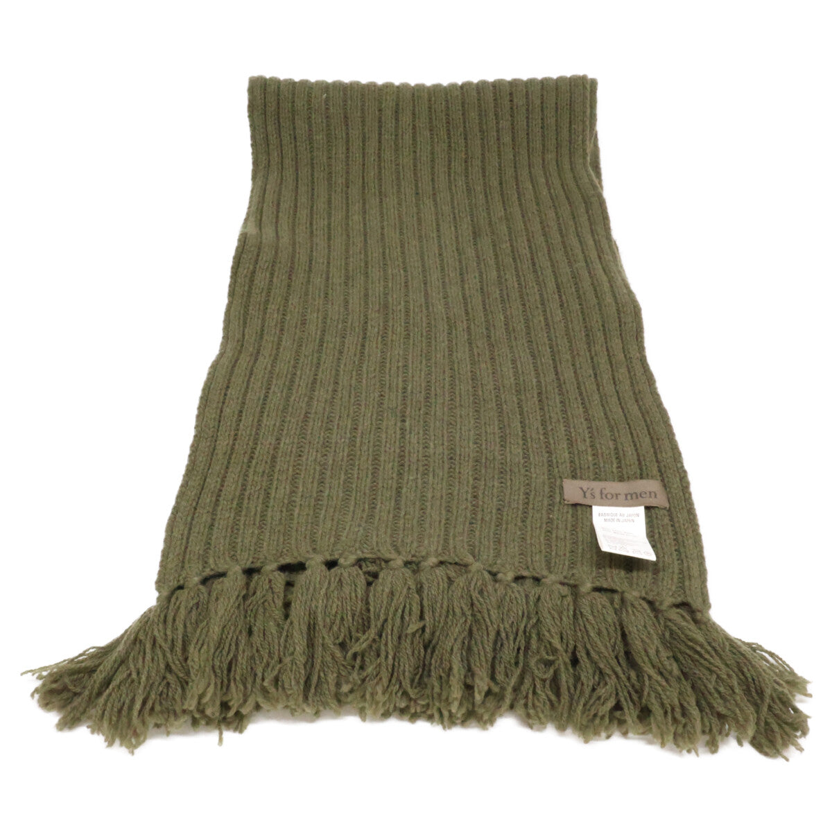 Y's for men ワイズフォーメン 18SS MW-L02-106 フリンジマフラー マフラー