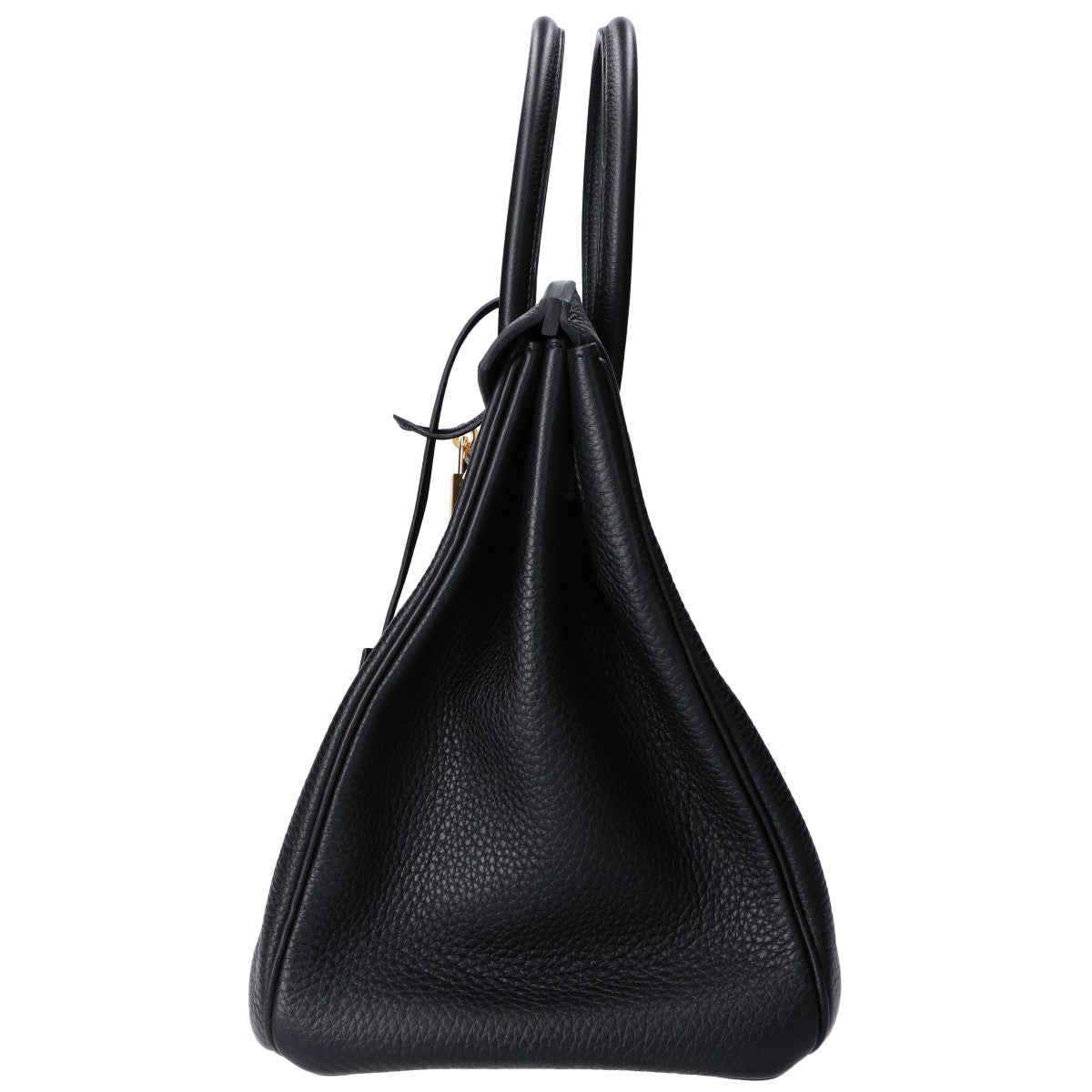HERMES エルメス □O刻印 ノワール トゴ ゴールド金具 バーキン35 ハンドバッグ