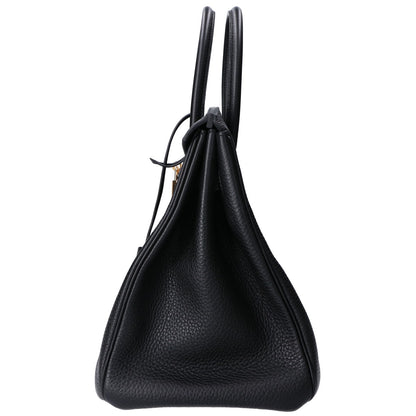HERMES エルメス □O刻印 ノワール トゴ ゴールド金具 バーキン35 ハンドバッグ