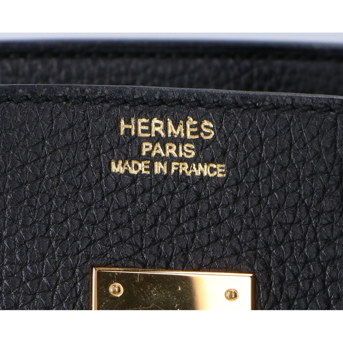 HERMES エルメス □O刻印 ノワール トゴ ゴールド金具 バーキン35 ハンドバッグ