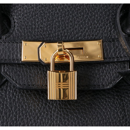 HERMES エルメス □O刻印 ノワール トゴ ゴールド金具 バーキン35 ハンドバッグ