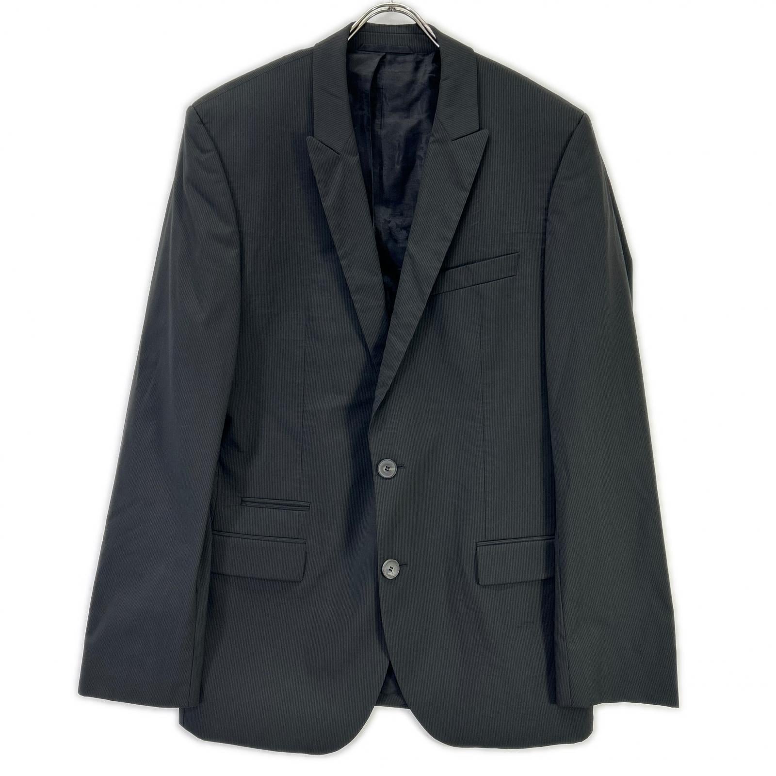 HUGOBOSS ヒューゴボス ブラック ストライプ 2P スーツ スーツ セットアップ