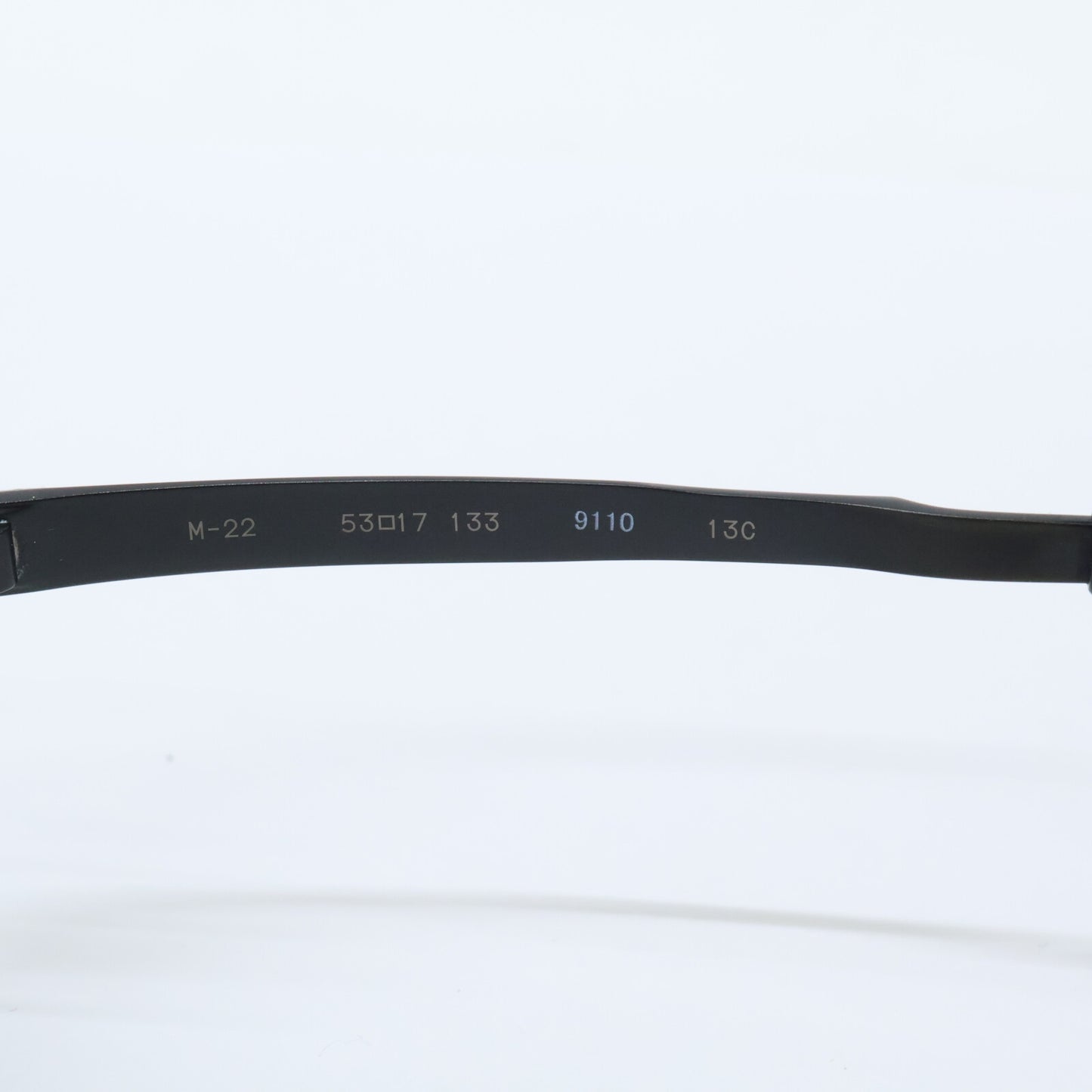 999.9 フォーナインズ M-22 逆Rヒンジ チタン ミックスフレーム スクエアシェイプ アイウェア 眼鏡