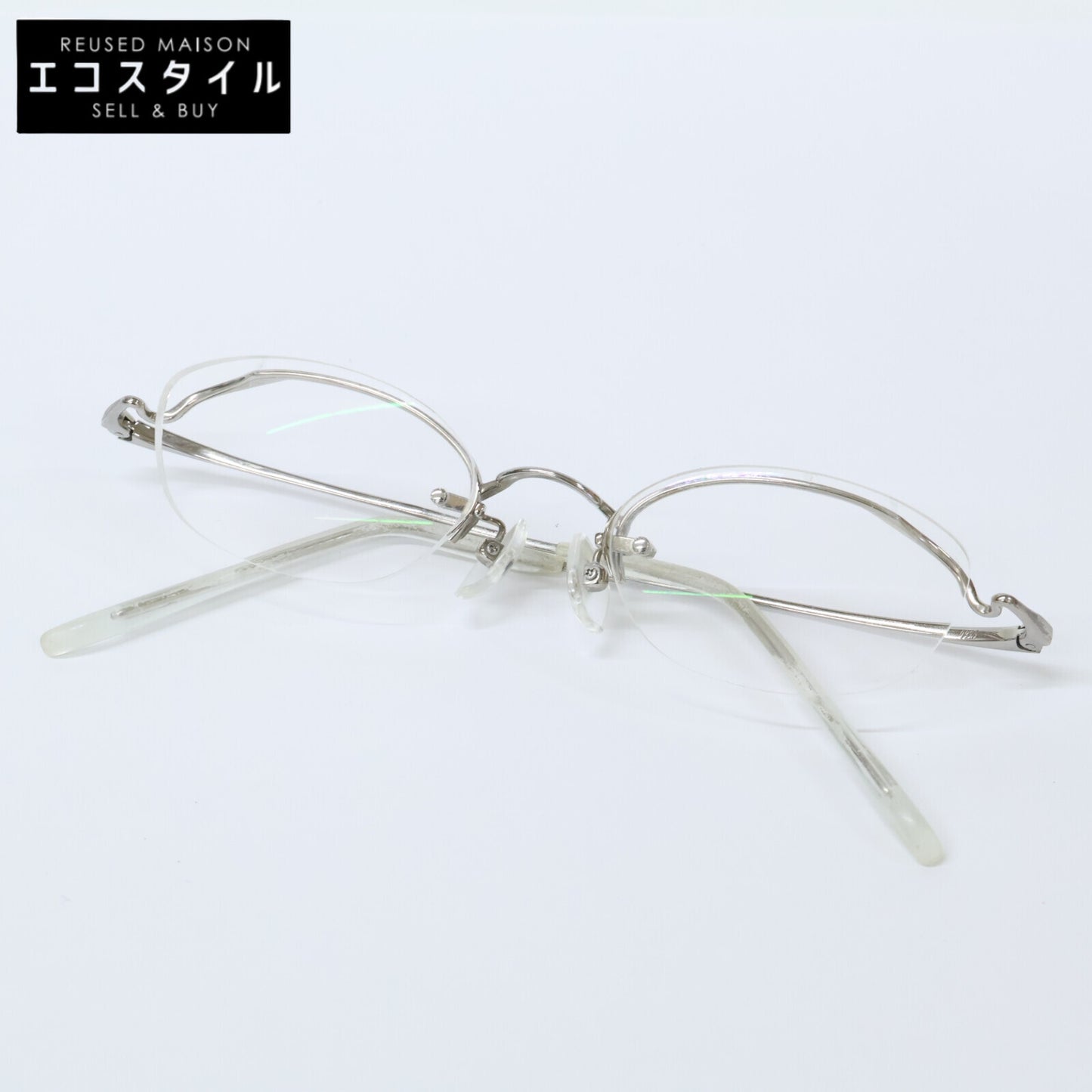 999.9 フォーナインズ O-04T リムレスフレーム アイウェア 眼鏡