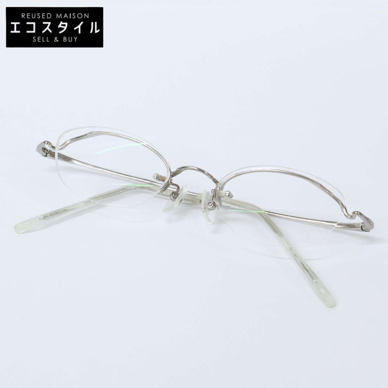 999.9 フォーナインズ O-04T リムレスフレーム アイウェア 眼鏡