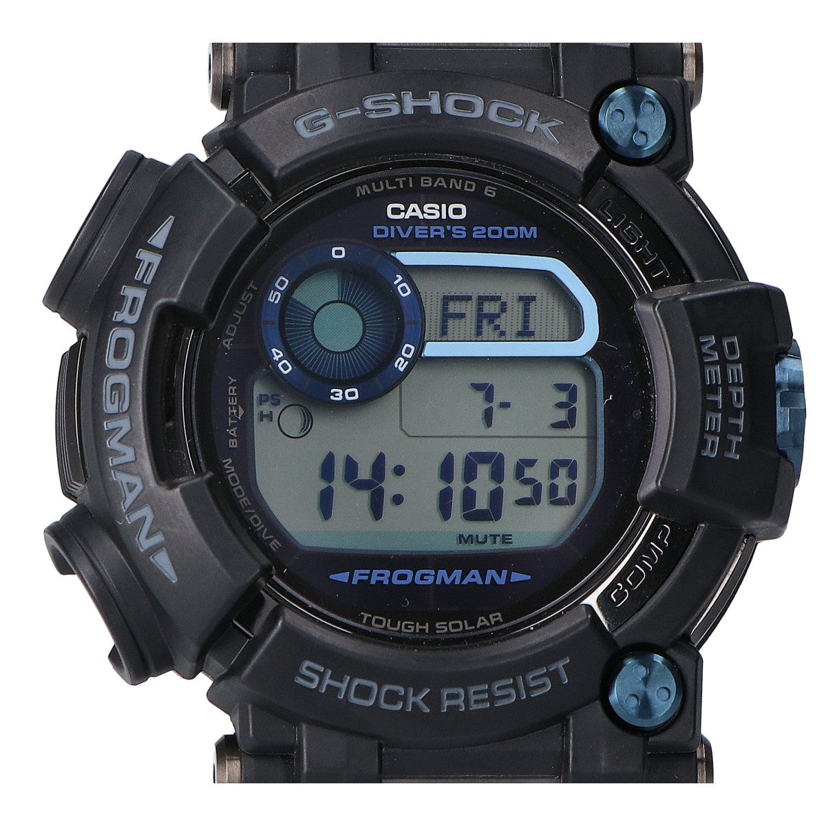 G-SHOCK ジーショック 【美品】GWF-D1000B-1JF MASTER OF G - SEA FROGMAN フロッグマン マルチバンド6 タフソーラー電波 腕時計