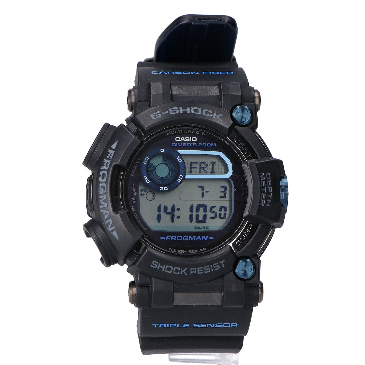 G-SHOCK ジーショック 【美品】GWF-D1000B-1JF MASTER OF G - SEA FROGMAN フロッグマン マルチバンド6 タフソーラー電波 腕時計