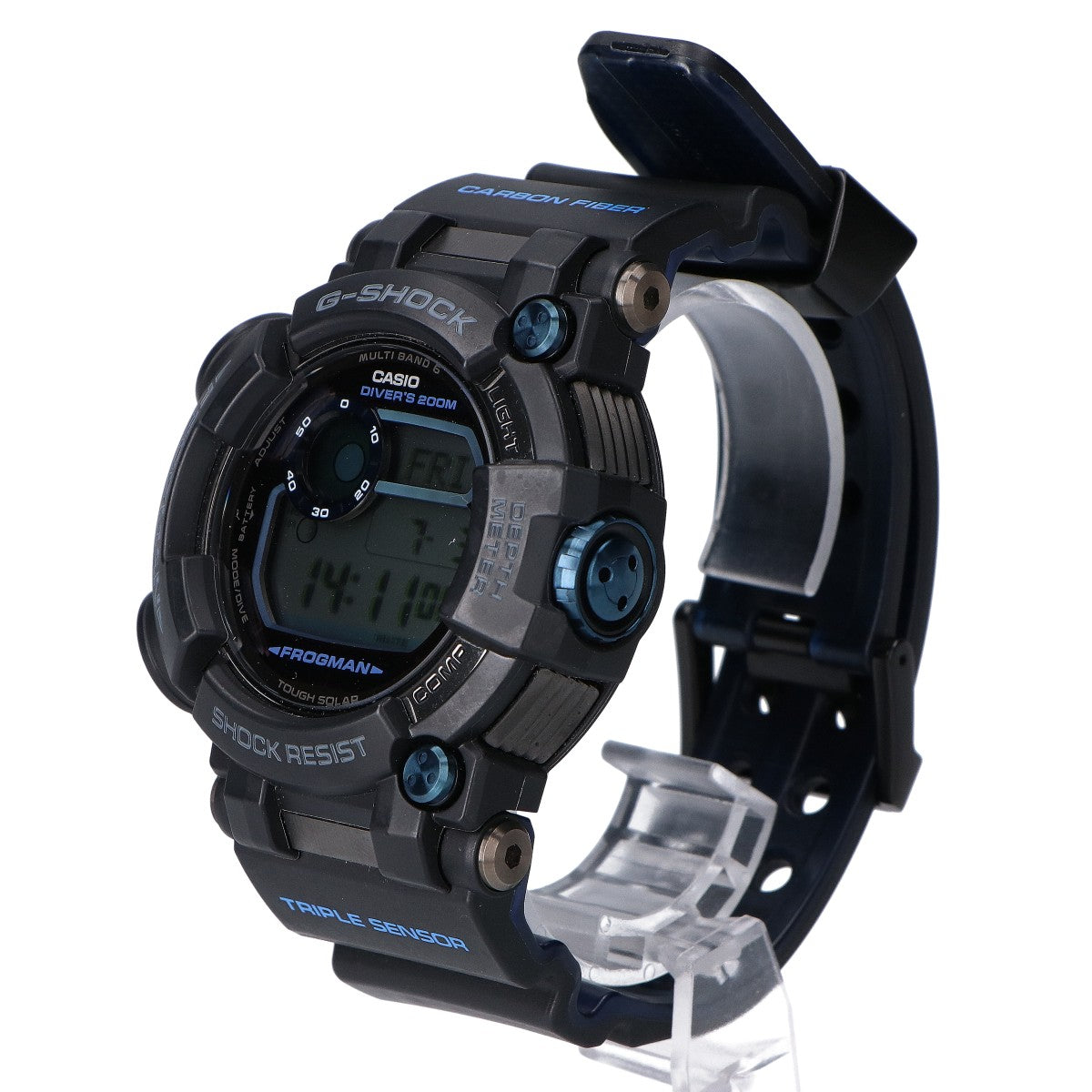 G-SHOCK ジーショック 【美品】GWF-D1000B-1JF MASTER OF G - SEA FROGMAN フロッグマン マルチバンド6 タフソーラー電波 腕時計