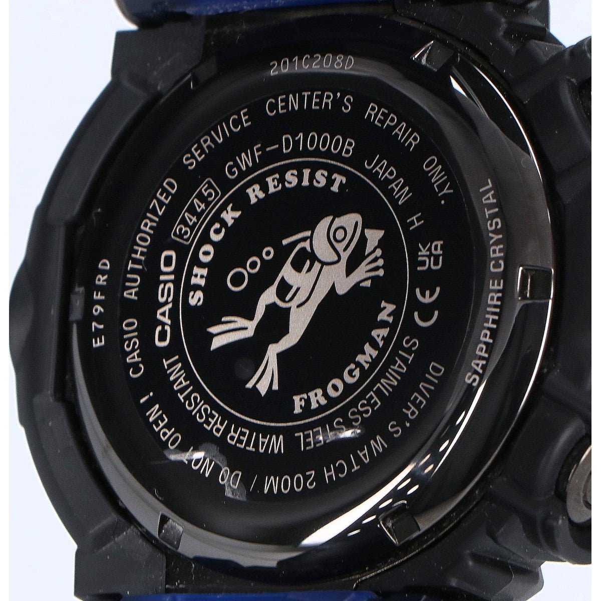 G-SHOCK ジーショック 【美品】GWF-D1000B-1JF MASTER OF G - SEA FROGMAN フロッグマン マルチバンド6 タフソーラー電波 腕時計