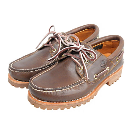 Timberland ティンバーランド 美品 3eye クラシックラグ モカシン シューズ メンズ ブラウン 25cm TB030003214 シューズ