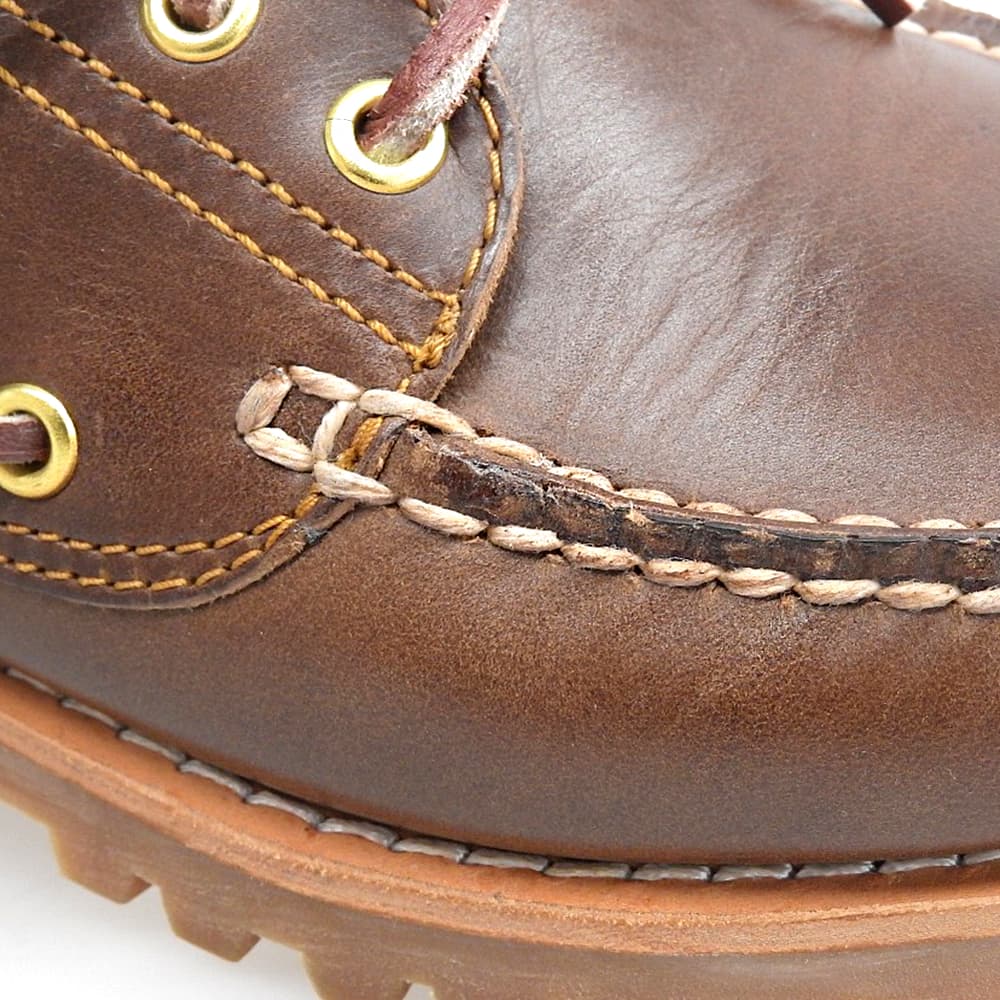 Timberland ティンバーランド 美品 3eye クラシックラグ モカシン シューズ メンズ ブラウン 25cm TB030003214 シューズ