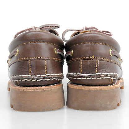 Timberland ティンバーランド 美品 3eye クラシックラグ モカシン シューズ メンズ ブラウン 25cm TB030003214 シューズ