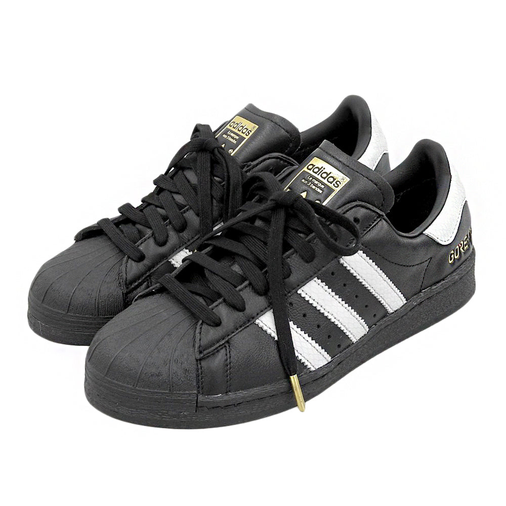 adidas アディダス 新品同様 SUPERSTAR GTX atmos シューズ メンズ 黒 ブラック 26cm ID3265 シューズ