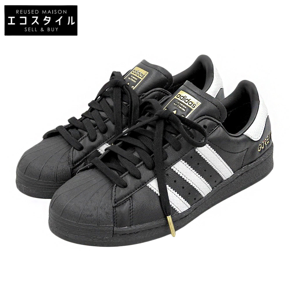 adidas アディダス 新品同様 SUPERSTAR GTX atmos シューズ メンズ 黒 ブラック 26cm ID3265 シューズ