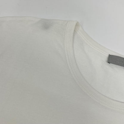 DIOR ディオール ×Shawn Stussy ホワイト ロゴ入り Tシャツ トップス