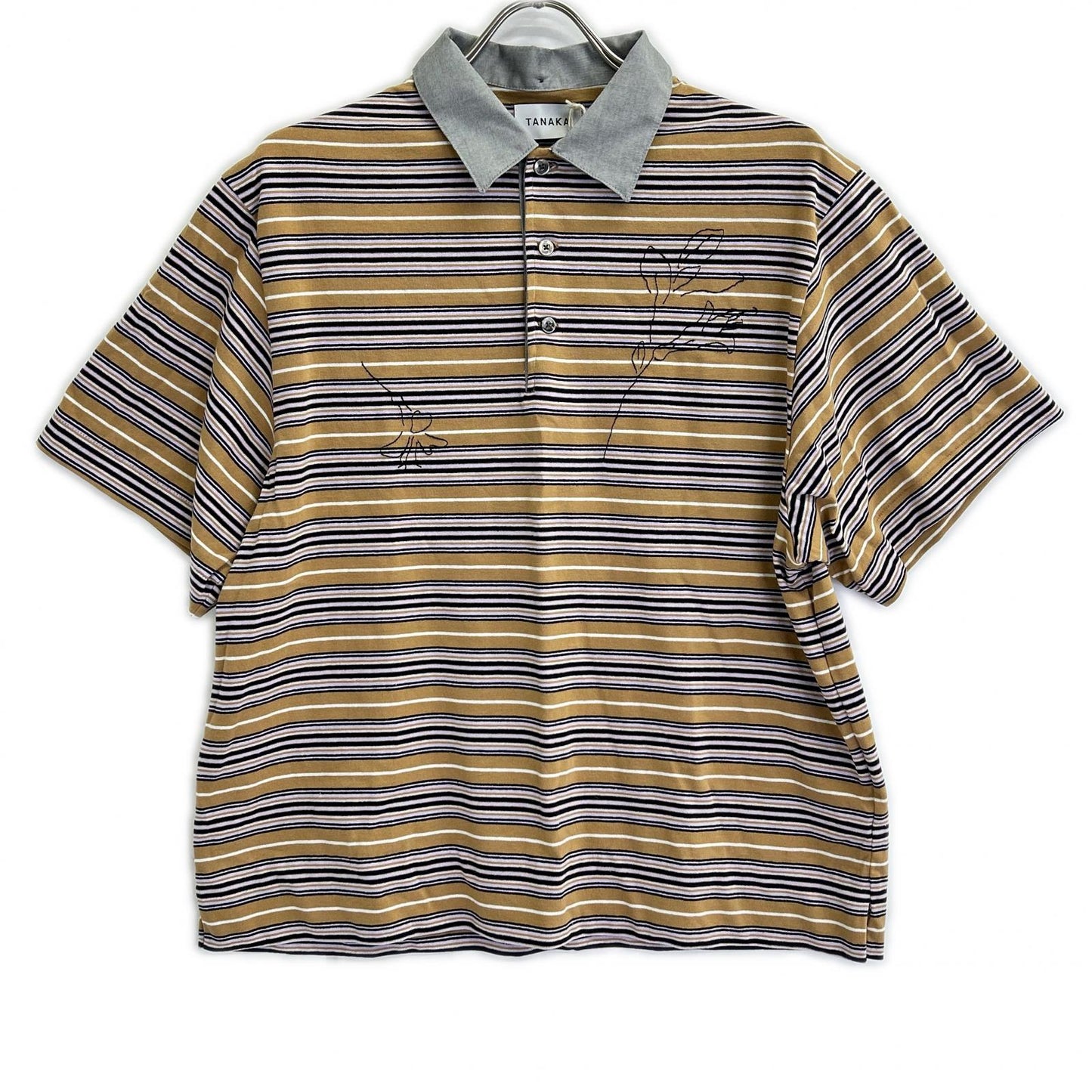 TANAKA タナカ ST-264-MSE THE POLOSHIRTS - MULTI STRIPE トップス