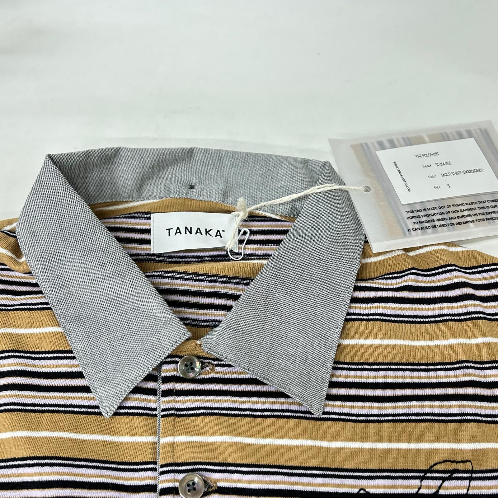 TANAKA タナカ ST-264-MSE THE POLOSHIRTS - MULTI STRIPE トップス