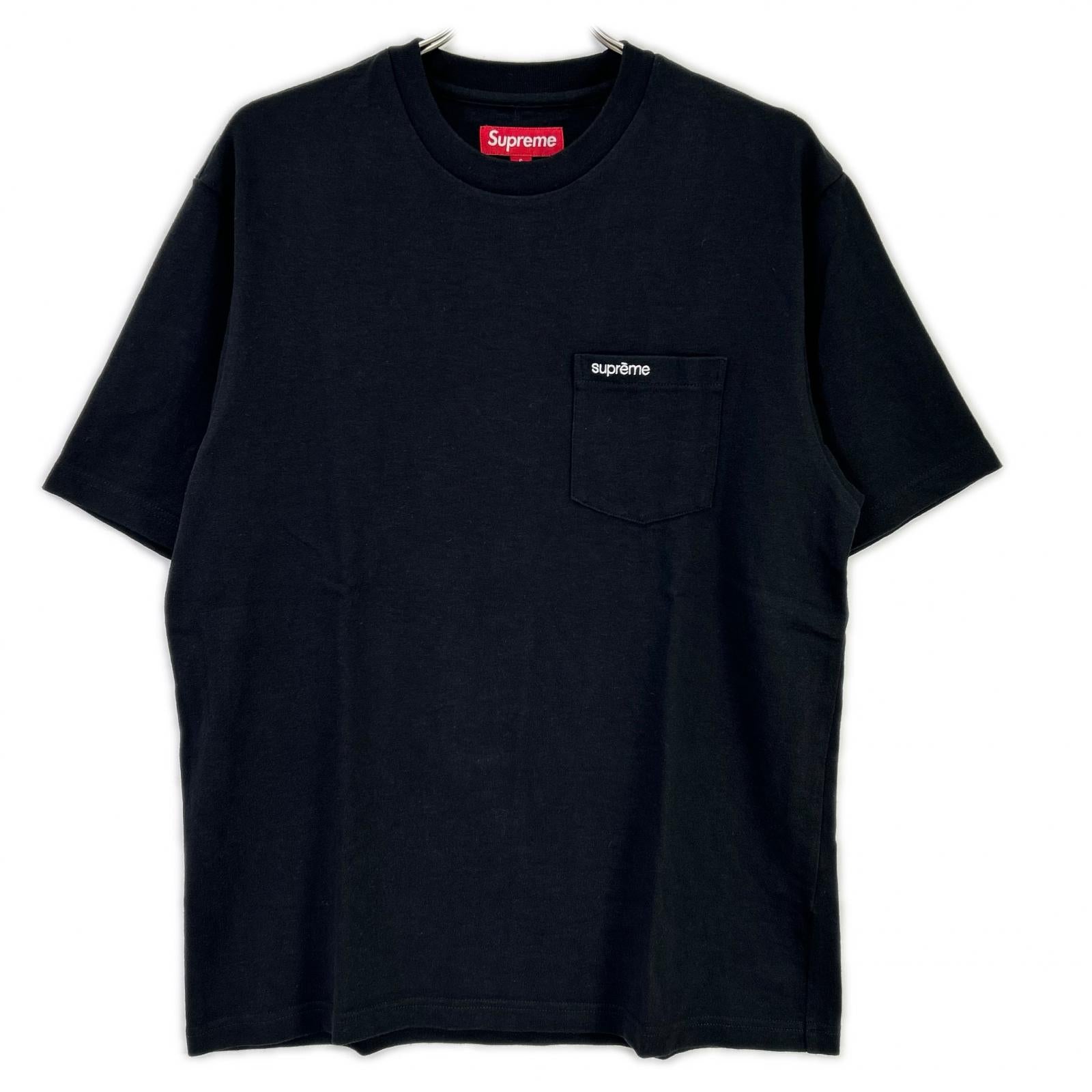 Supreme シュプリーム ブラック 胸ポケット Tシャツ コットン トップス