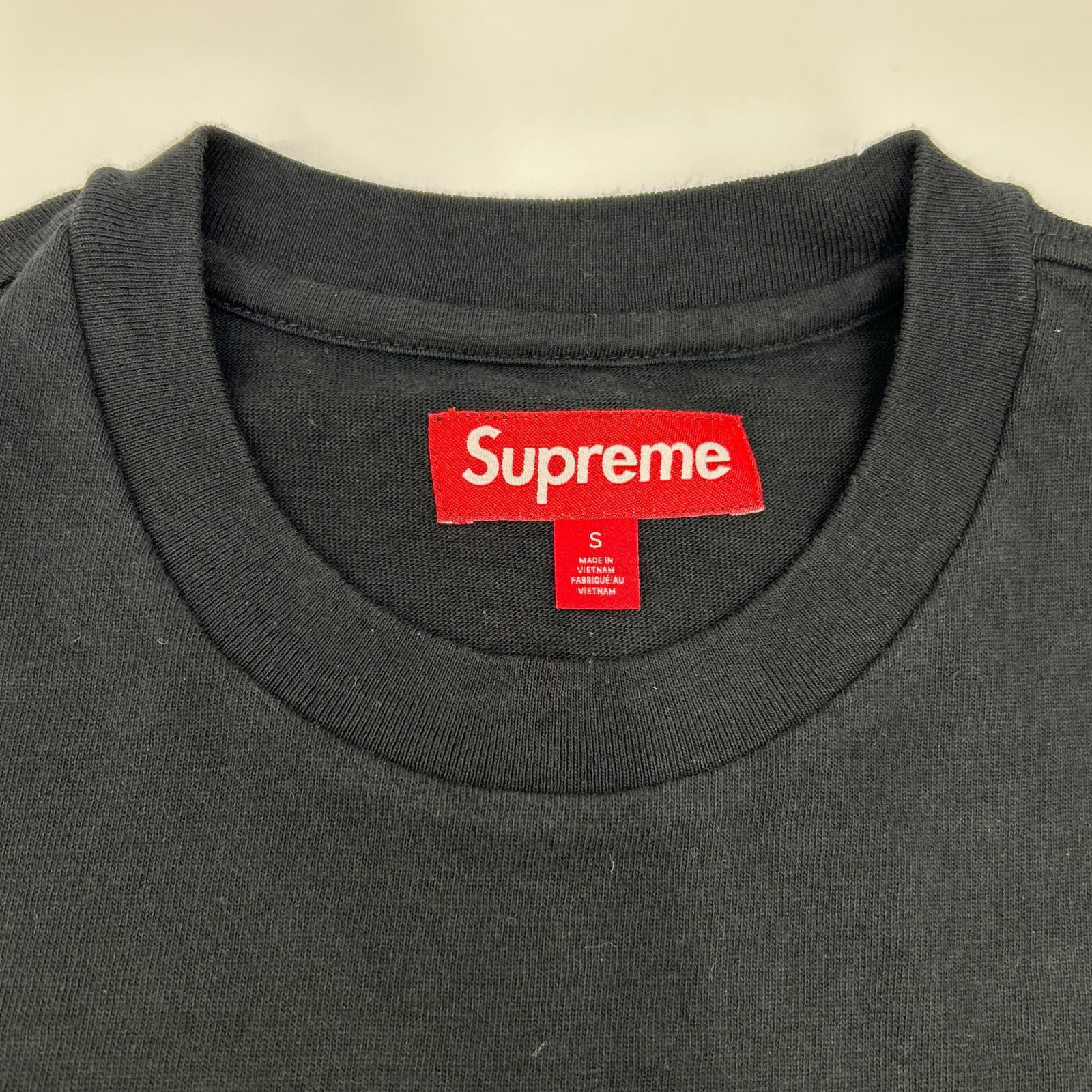 Supreme シュプリーム ブラック 胸ポケット Tシャツ コットン トップス