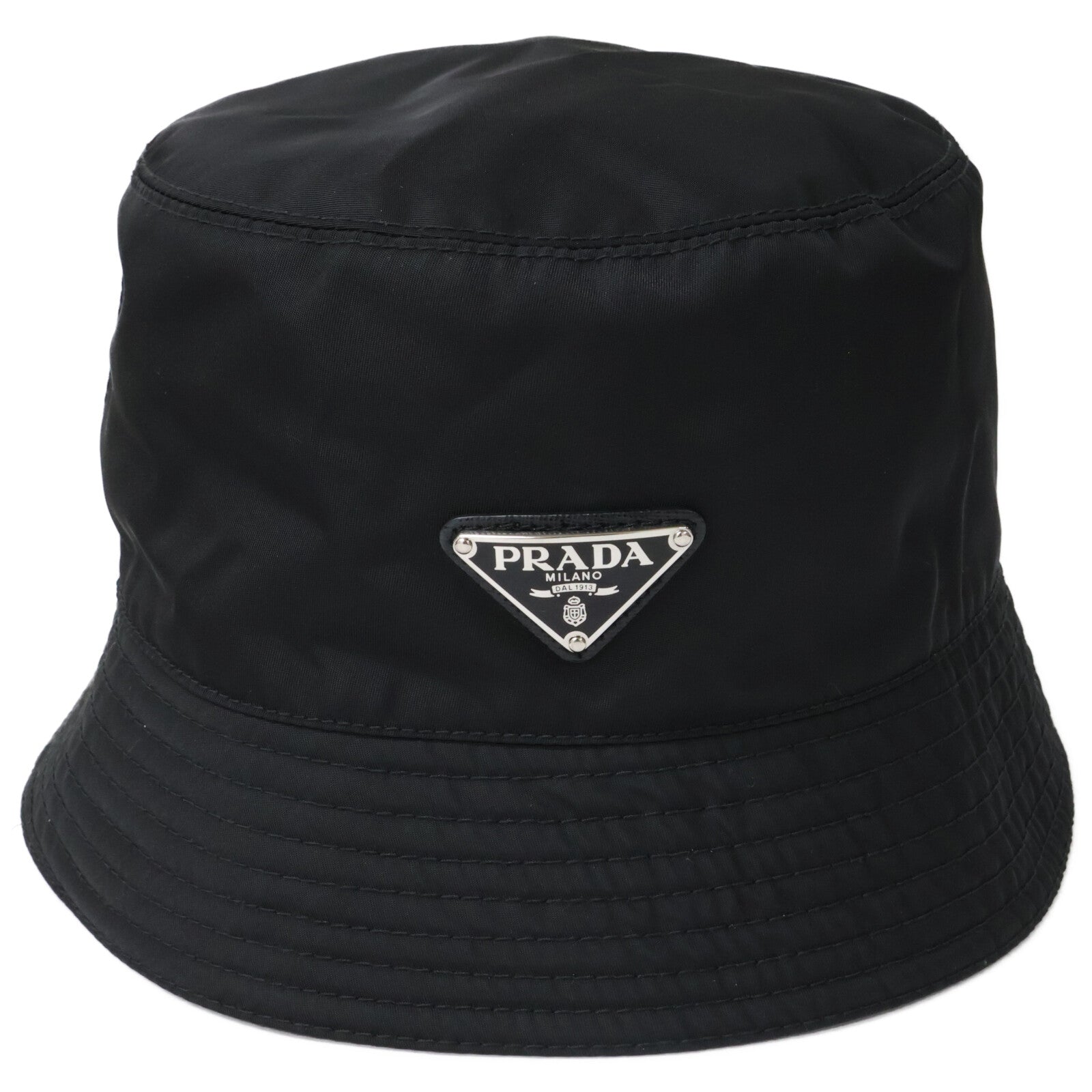 PRADA プラダ 【国内正規】1HC137 Re-Nylon トライアングルロゴ バケットハット 帽子