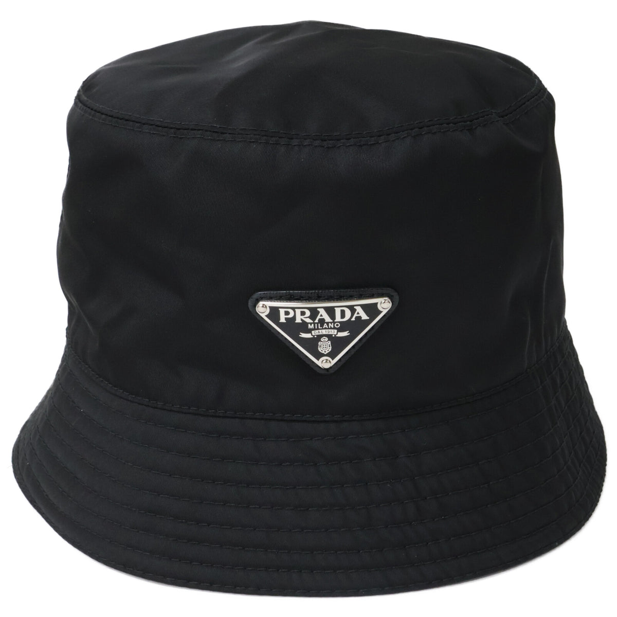 PRADA プラダ 【国内正規】1HC137 Re-Nylon トライアングルロゴ バケットハット 帽子