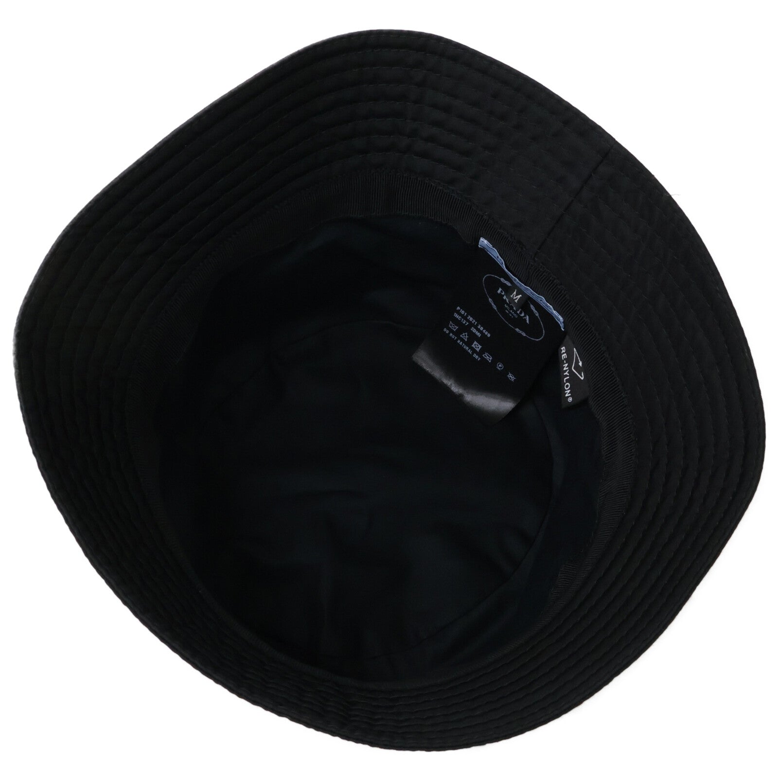 PRADA プラダ 【国内正規】1HC137 Re-Nylon トライアングルロゴ バケットハット 帽子