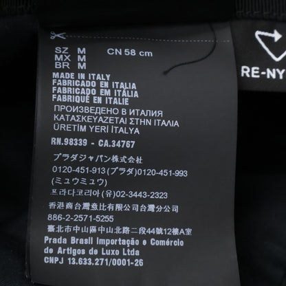 PRADA プラダ 【国内正規】1HC137 Re-Nylon トライアングルロゴ バケットハット 帽子