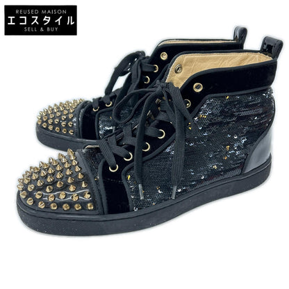 CHRISTIAN LOUBOUTIN クリスチャンルブタン スパイク スパンコール ハイカット スニーカー シューズ
