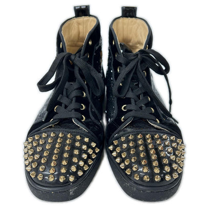 CHRISTIAN LOUBOUTIN クリスチャンルブタン スパイク スパンコール ハイカット スニーカー シューズ