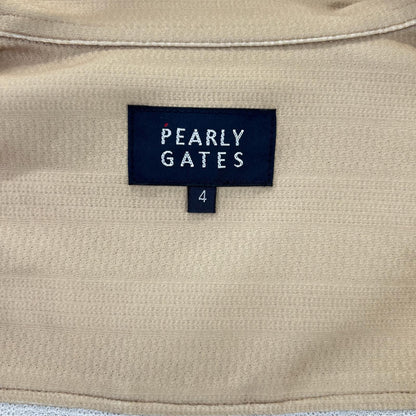 PEARLY GATES パーリーゲイツ 053-4261005 ブラウン パン屋柄 長袖シャツ トップス