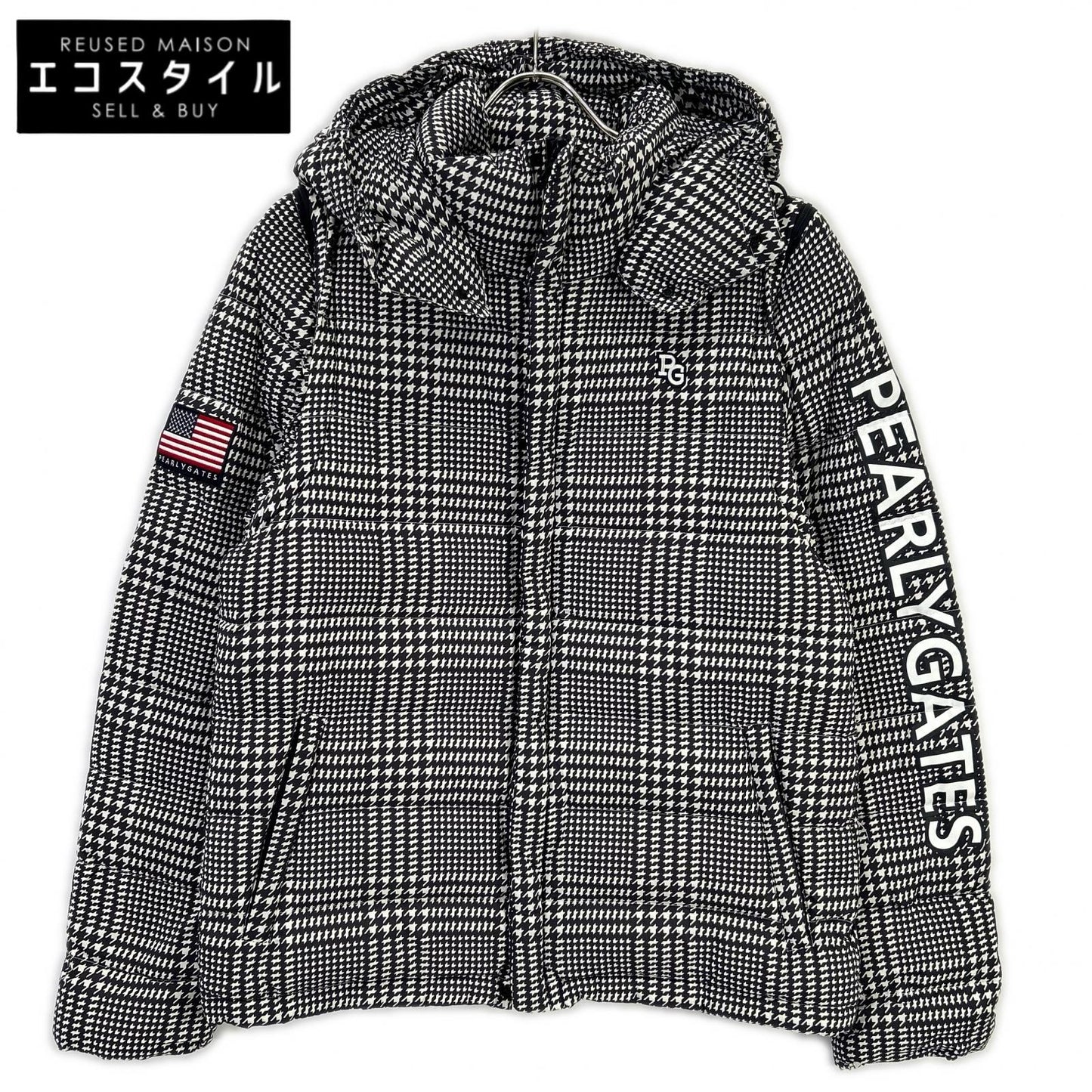 PEARLY GATES パーリーゲイツ 053-0220031 千鳥格子柄 ゴルフウェア ジャケット