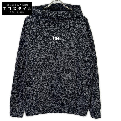 PEARLY GATES パーリーゲイツ ブラック 268-1162307 総柄 フーディパーカー トップス