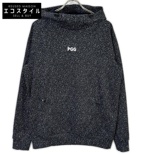 PEARLY GATES パーリーゲイツ ブラック 268-1162307 総柄 フーディパーカー トップス