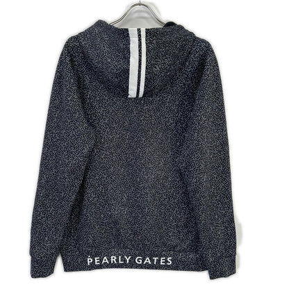 PEARLY GATES パーリーゲイツ ブラック 268-1162307 総柄 フーディパーカー トップス