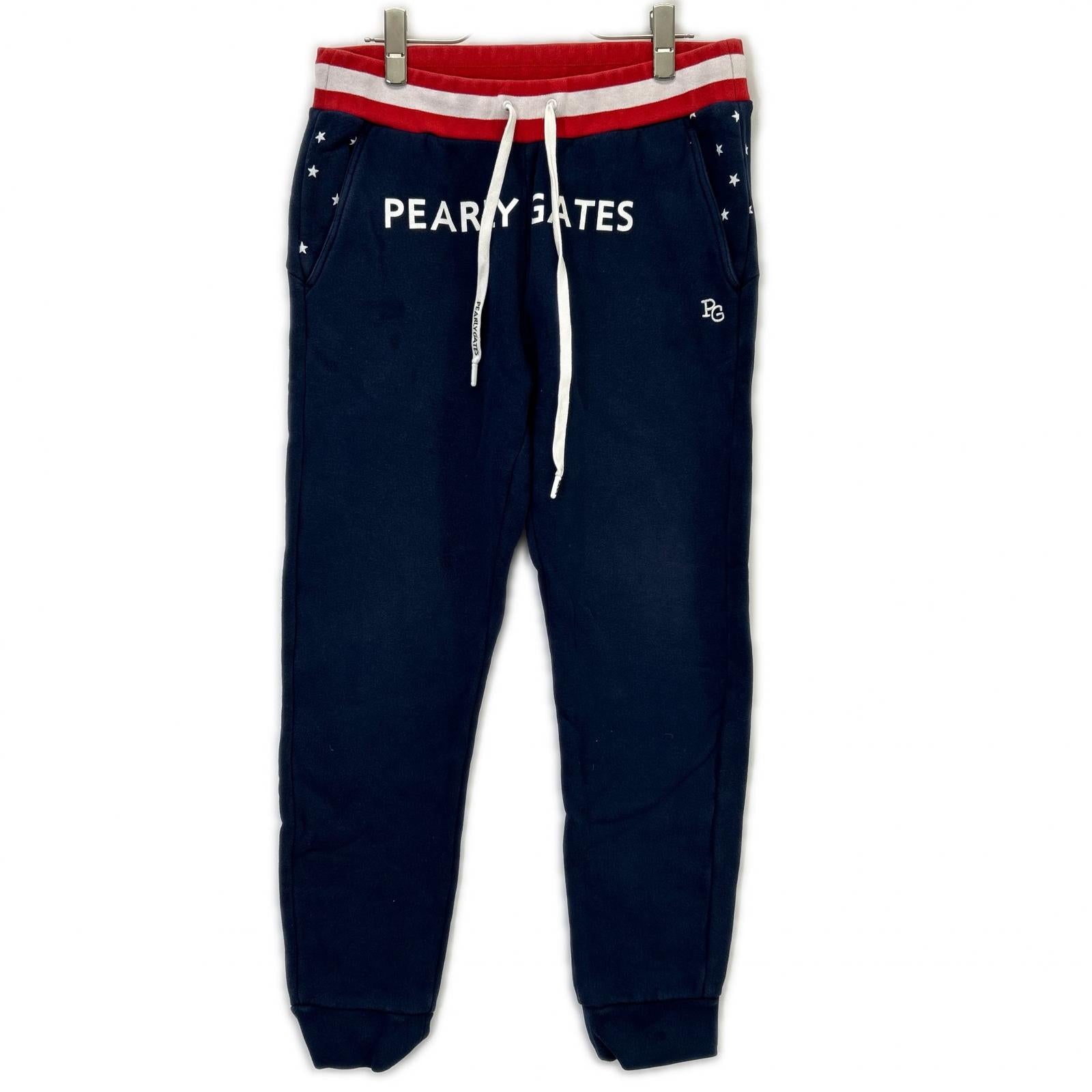 PEARLY GATES パーリーゲイツ 053ー0231037 ネイビー 星 パンツ ボトムス