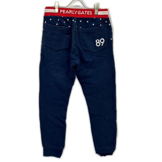 PEARLY GATES パーリーゲイツ 053ー0231037 ネイビー 星 パンツ ボトムス