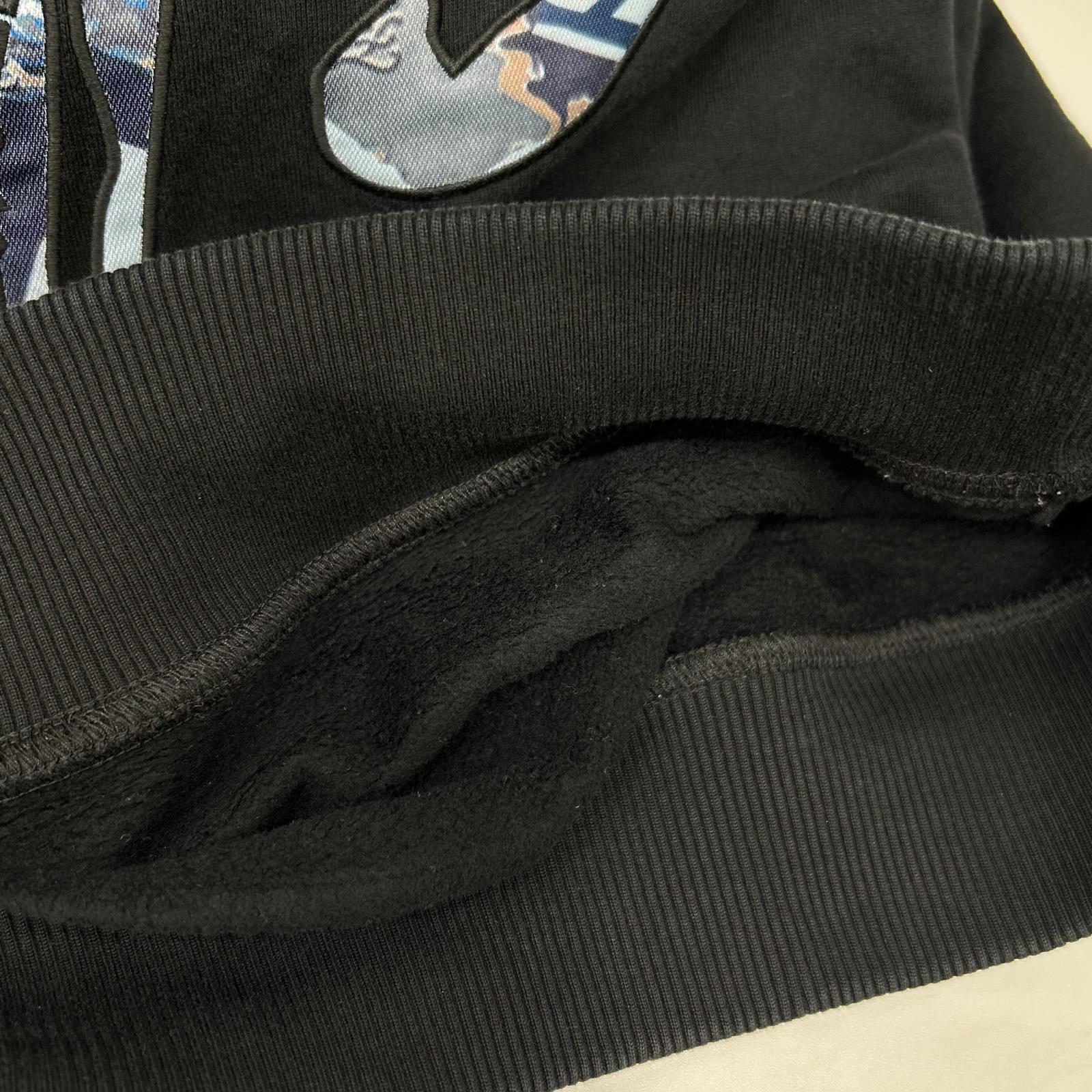 FENDI フェンディ 12CPF-21-2528 FY1115 AITY ブラック デザイン フーディー トップス