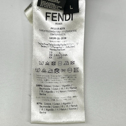 FENDI フェンディ 12CPF-21-2528 FY1115 AITY ブラック デザイン フーディー トップス