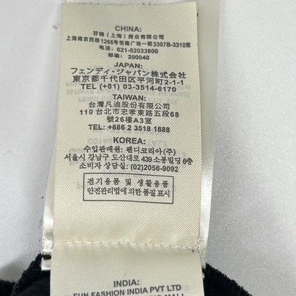 FENDI フェンディ 12CPF-21-2528 FY1115 AITY ブラック デザイン フーディー トップス