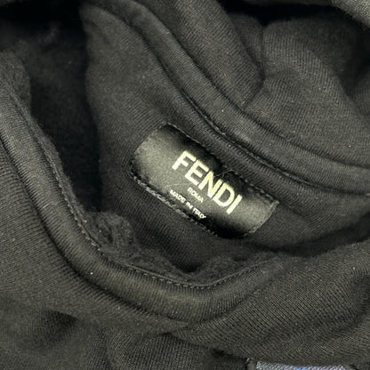 FENDI フェンディ 12CPF-21-2528 FY1115 AITY ブラック デザイン フーディー トップス