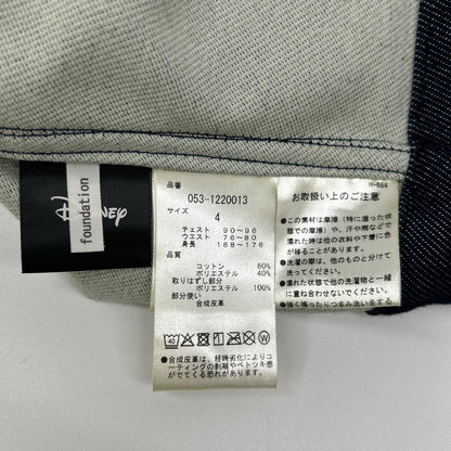 PEARLY GATES パーリーゲイツ ×ミッキーマウス 053-1220013 デニム ボア襟ジャケット ジャケット