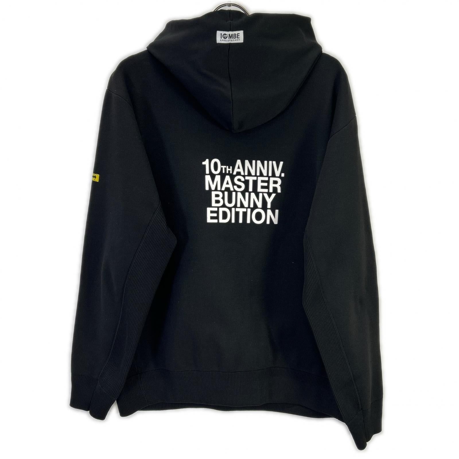MASTER BUNNY EDITION マスターバニーエディション ×バットマン ブラック 10周年ニット フーディパーカー トップス