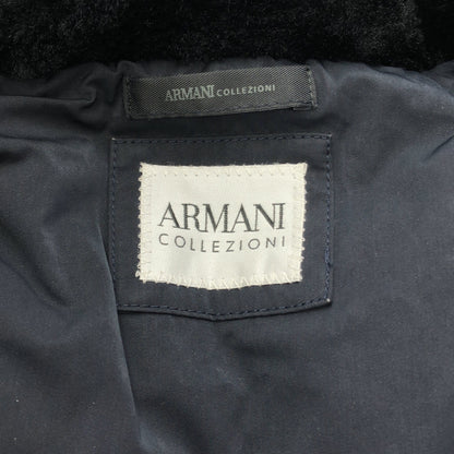 ARMANICOLLEZIONI Armani Collezioni navy quilted down jacket tops
