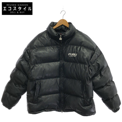 FUBU FUBU FAM-42302 black faux-fur jacket tops