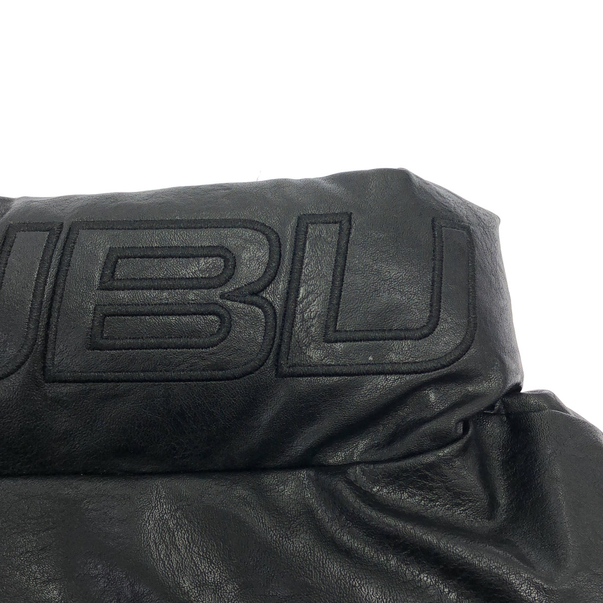 FUBU FUBU FAM-42302 black faux-fur jacket tops