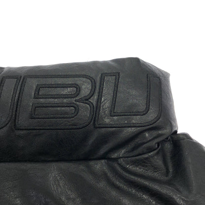FUBU FUBU FAM-42302 black faux-fur jacket tops