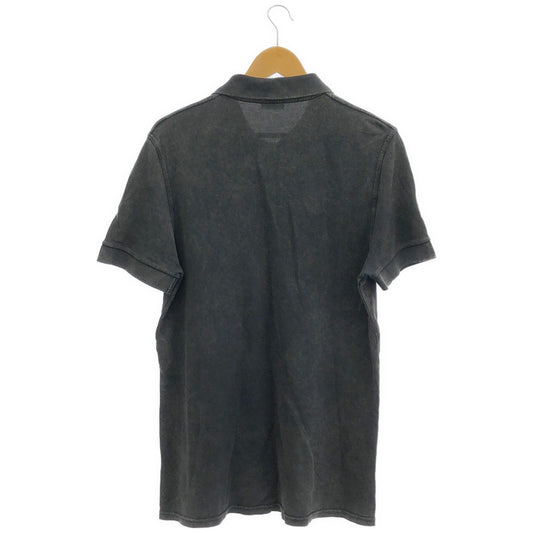 SAINT LAURENT PARIS Saint Laurent Paris 2017 Dark Gray Vintage Polo Shirt Chest Emblem Top