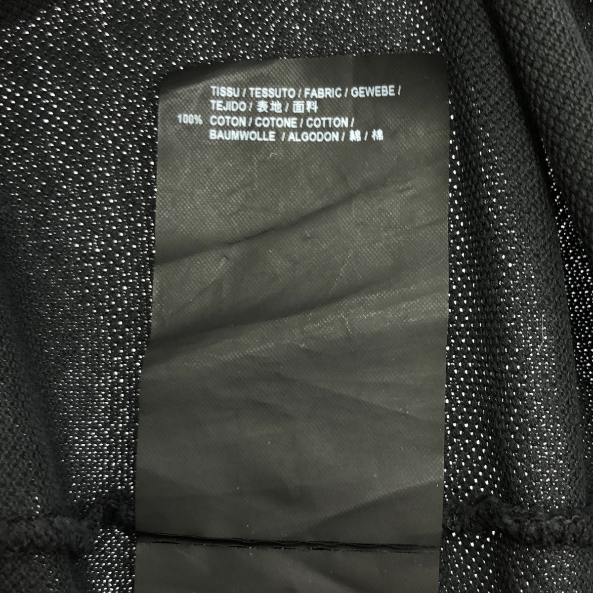 SAINT LAURENT PARIS サンローランパリ 17年製 ダークグレー ヴィンテージ ポロシャツ 胸エンブレム トップス